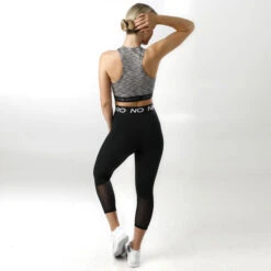 Nike Pro 365 3/4 Tight Damen - Schwarz, Weiß -BIDI BADU Verkäufe 51917000 12