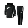 Nike Sportswear Poly Pack Hook Trainingsanzug Jungen - Schwarz, Weiß