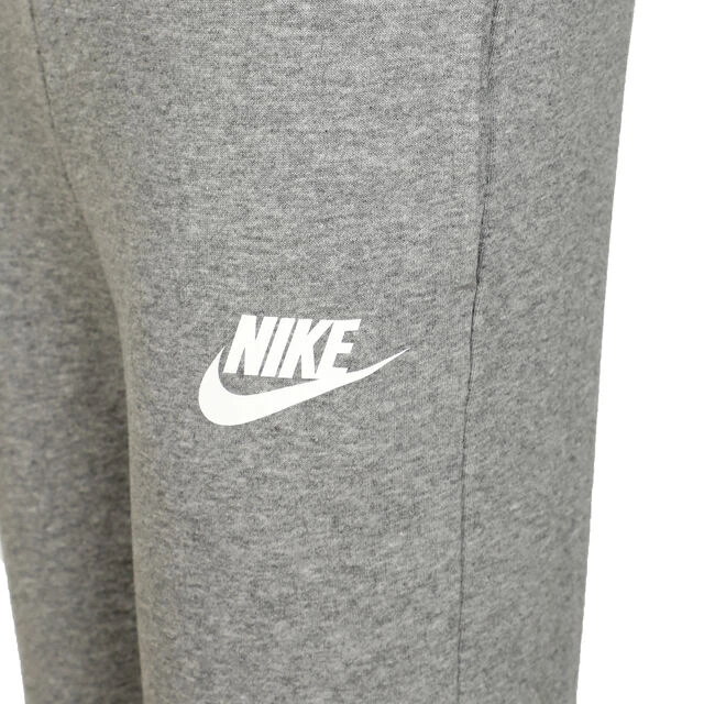 Nike Sportswear French Terry Trainingshose Mädchen - Grau, Weiß 5 Nike Sportswear French Terry Trainingshose Mädchen - Grau, Weiß – Bild 3