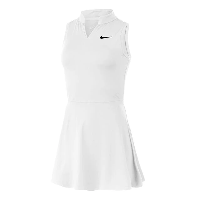 Nike Court Victory Dri-Fit Kleid Damen - Weiß 3 Nike Court Victory Dri-Fit Kleid Damen - Weiß