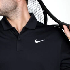 Nike Dri-Fit Solid Polo Herren - Schwarz -BIDI BADU Verkäufe 55320000 13