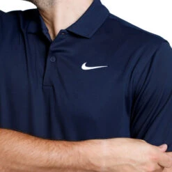 Nike Dri-Fit Solid Polo Herren - Dunkelblau -BIDI BADU Verkäufe 55323000 13