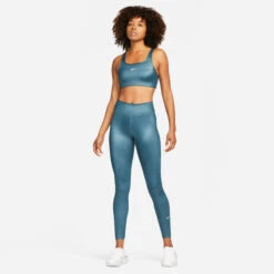 Nike Dri-Fit One MV Shine Mid-Rise Tight Damen - Grau -BIDI BADU Verkäufe 55870000 19