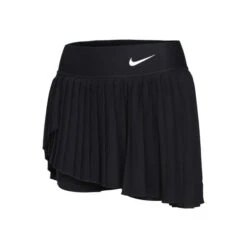 Nike Court Dri-Fit Advantage Pleated Rock Damen - Schwarz, Weiß