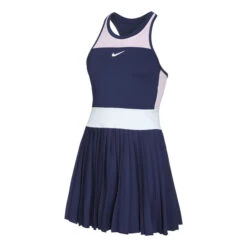 Nike Court Dri-Fit Slam Kleid Damen - Dunkelblau, Rosa -BIDI BADU Verkäufe 56397000 000