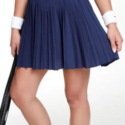 Nike Court Dri-Fit Slam Kleid Damen - Dunkelblau, Rosa -BIDI BADU Verkäufe 56397000 31