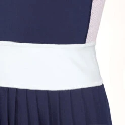 Nike Court Dri-Fit Slam Kleid Damen - Dunkelblau, Rosa -BIDI BADU Verkäufe 56397000 33