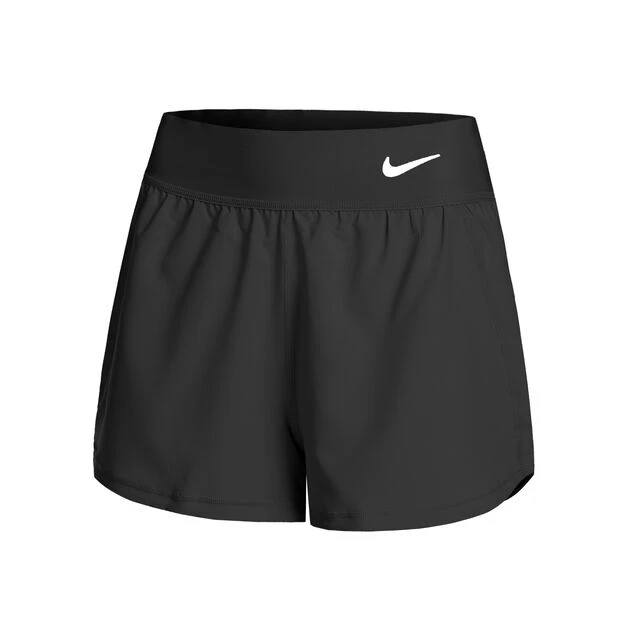 Nike Dri-Fit Advantage Court Shorts Damen - Schwarz 3 Nike Dri-Fit Advantage Court Shorts Damen - Schwarz