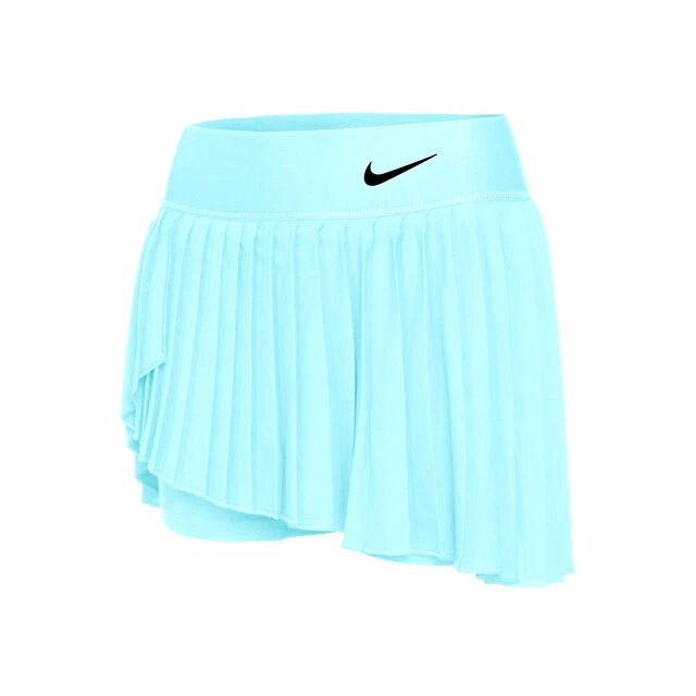 Nike Dri-Fit Court Pleated Rock Damen - Hellblau 3 Nike Dri-Fit Court Pleated Rock Damen - Hellblau