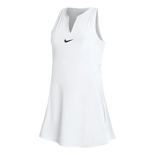 Nike Dri-Fit Club Kleid Damen - Weiß 8 Nike Dri-Fit Club Kleid Damen - Weiß – Bild 6