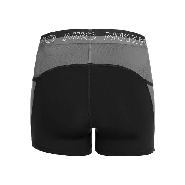Nike Dri-Fit Performance 3in Ballshort Damen - Schwarz, Grau 4 Nike Dri-Fit Performance 3in Ballshort Damen - Schwarz, Grau – Bild 2