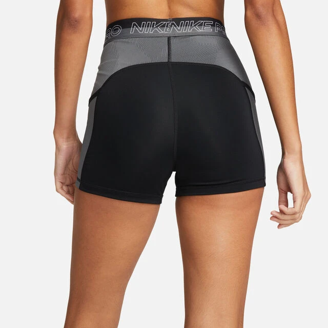 Nike Dri-Fit Performance 3in Ballshort Damen - Schwarz, Grau 8 Nike Dri-Fit Performance 3in Ballshort Damen - Schwarz, Grau – Bild 6