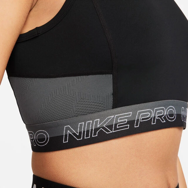 Nike Dri-Fit Performance Cropped Tank-Top Damen - Schwarz, Grau 12 Nike Dri-Fit Performance Cropped Tank-Top Damen - Schwarz, Grau – Bild 10