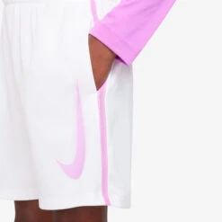Nike Dri-Fit Graphic Shorts Jungen - Weiß, Lila -BIDI BADU Verkäufe 56815000 16