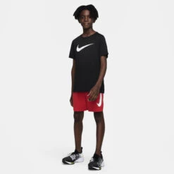 Nike Dri-Fit Graphic Shorts Jungen - Rot, Weiß -BIDI BADU Verkäufe 56817000 15