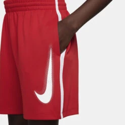 Nike Dri-Fit Graphic Shorts Jungen - Rot, Weiß -BIDI BADU Verkäufe 56817000 16