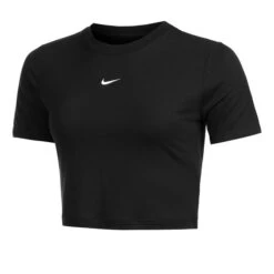 Nike New Sportswear Essential Slim CRP LBR T-Shirt Damen - Schwarz