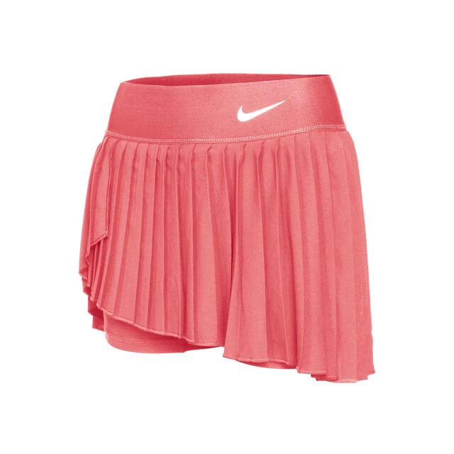 Nike Dri-Fit Advantage Court Pleated Rock Damen - Koralle 3 Nike Dri-Fit Advantage Court Pleated Rock Damen - Koralle