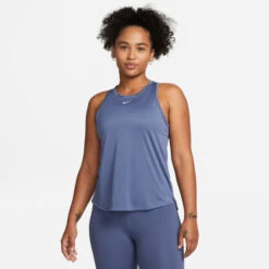 Nike Dri-Fit One STD Tank-Top Damen - Blaugrau -BIDI BADU Verkäufe 57069000 13