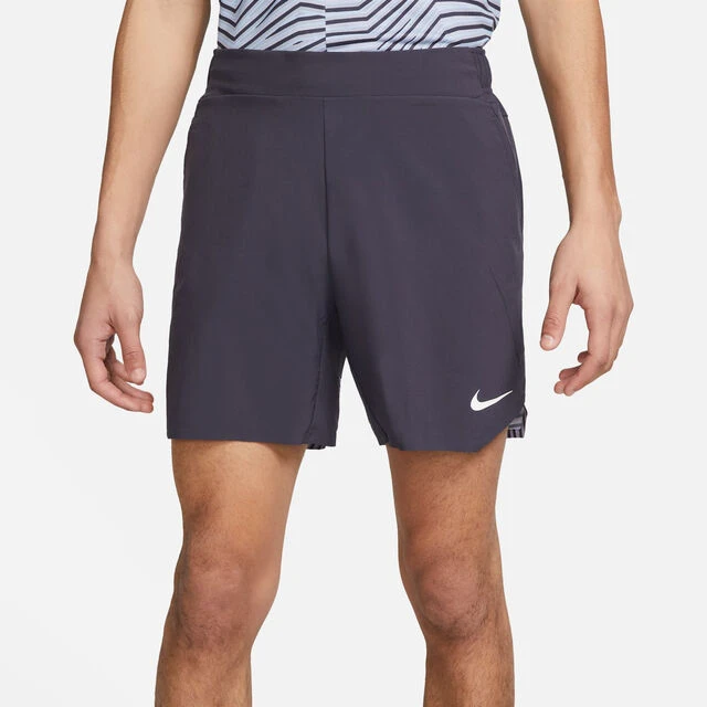 Nike Dri-Fit Court Slam RG Shorts Herren - Grau, Flieder 14 Nike Dri-Fit Court Slam RG Shorts Herren - Grau, Flieder – Bild 12