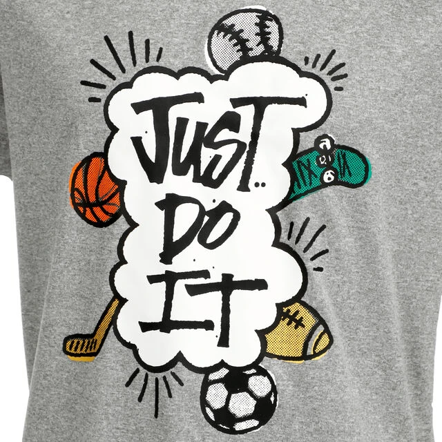 Nike Big Kids T-Shirt Jungen - Hellgrau 5 Nike Big Kids T-Shirt Jungen - Hellgrau – Bild 3